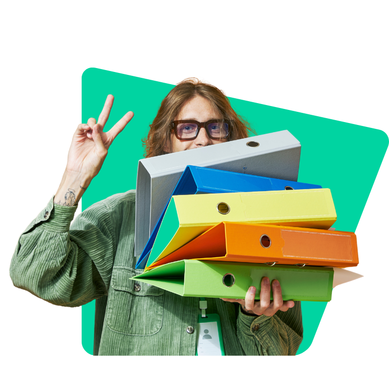 Blue Modern Geometric Digital Marketing Landing Page Desktop Prototype (800 x 800 px)